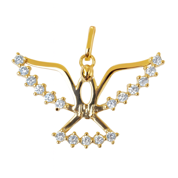 Pingente Espírito Santo com Pedras