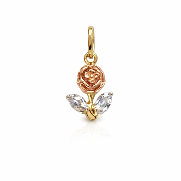 Pingente Flor Tricolor