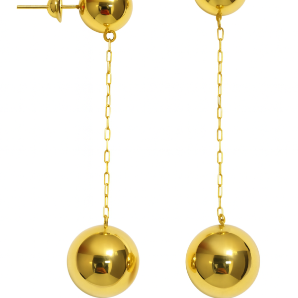 Brinco Bolas e Cartier