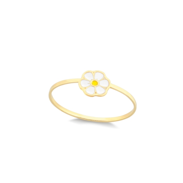 Anel Margarida Esmaltada