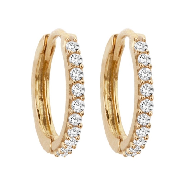 Argola Redonda com Pedras