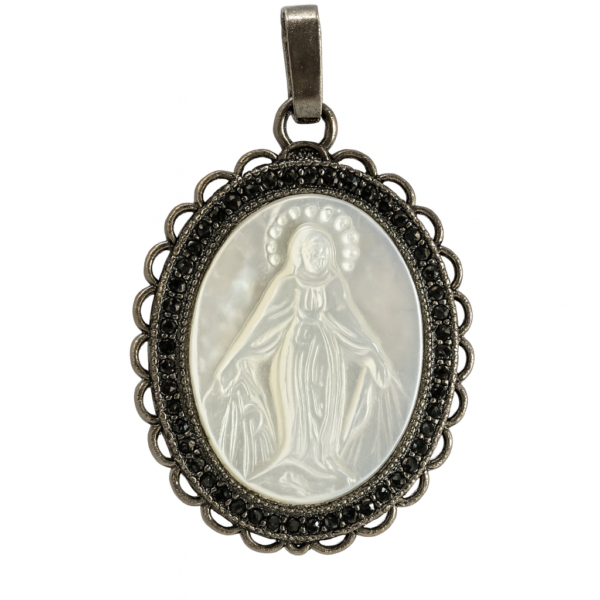 Pingente Nossa Senhora das Graças com Espinélios