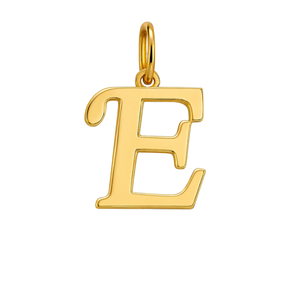 Pingente Letra E