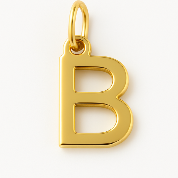 Pingente Letra B