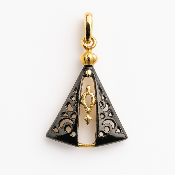 Pingente Nossa Senhora Aparecida com Ródio