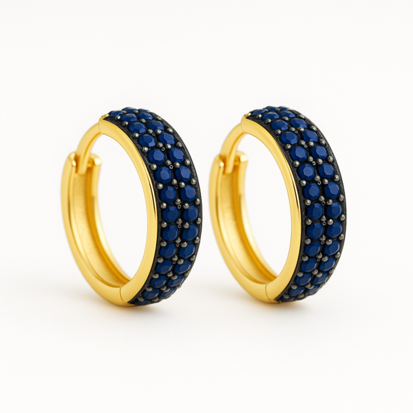 Argola Redonda com Pedras