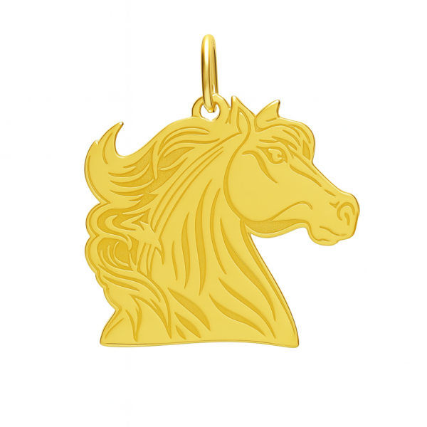 Pingente Cabeça de Cavalo Laser