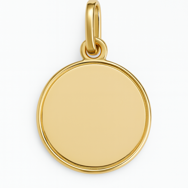 Pingente Chapa Redonda