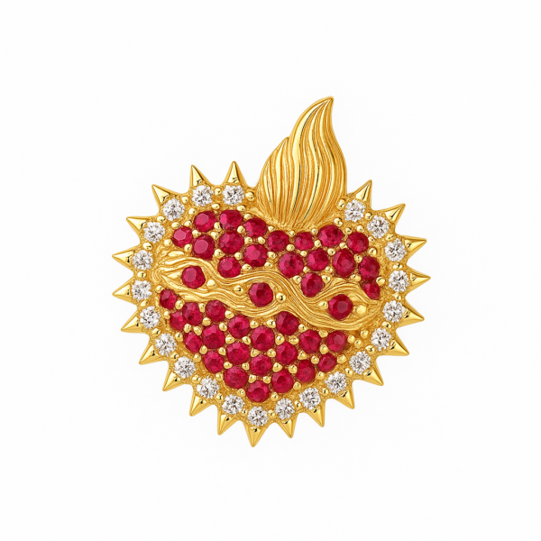 Pingente Sagrado Coração de Jesus