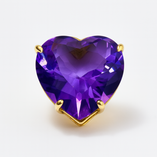 Pingente Coração Pedra Natural