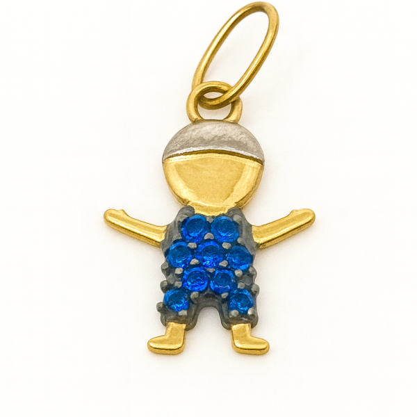Pingente Menino com Pedras