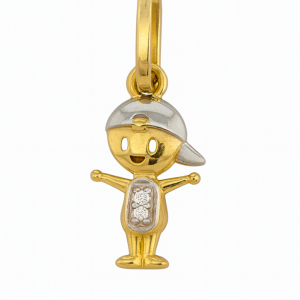 Pingente Menino com Pedras