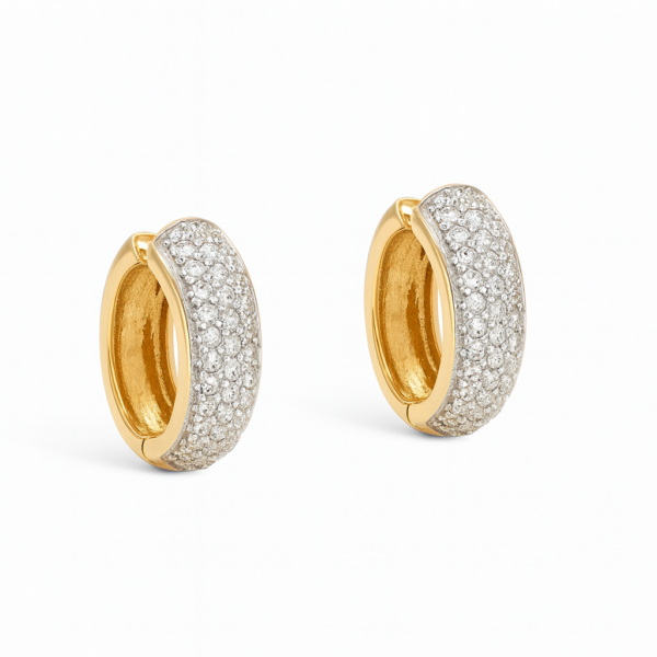 Argola Redonda com Pedras