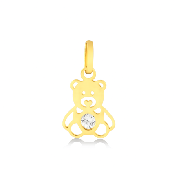 Pingente Urso com Pedra