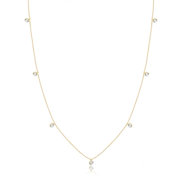 Gargantilha Veneziana Pedras Redondas