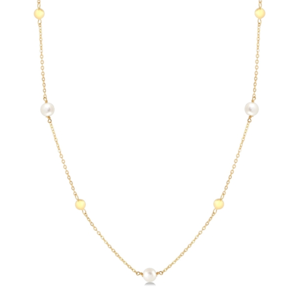 Gargantilha Pérola e Bola