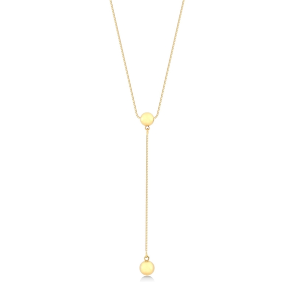 Gargantilha Veneziana com 2 Bolas