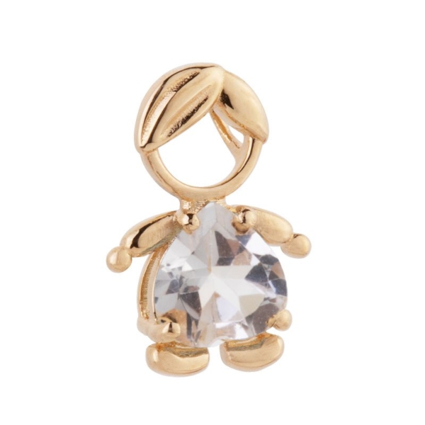 Pingente Menino com Cristal