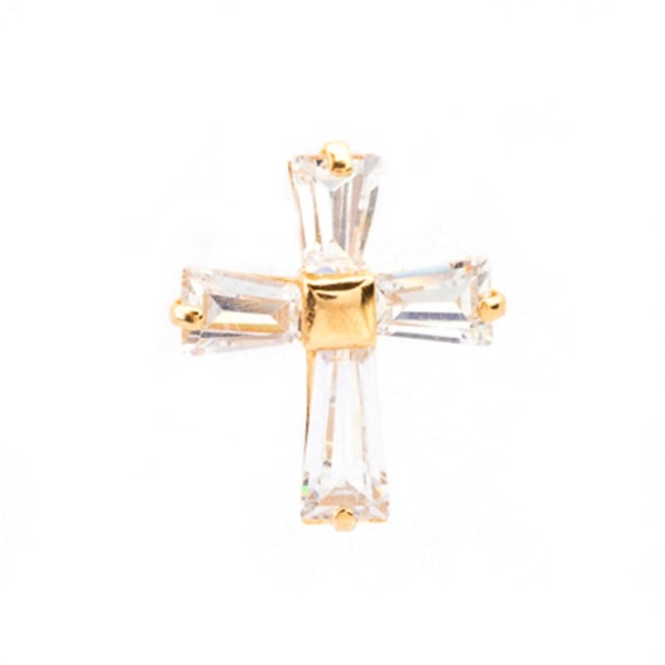 Pingente Cruz Cristal