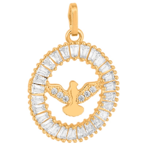 Pingente Espírito Santo com Pedras