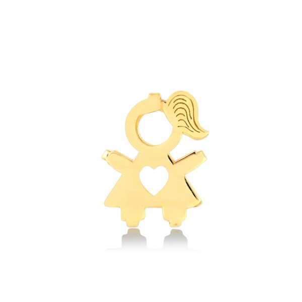 Pingente Menina e Coração Galeria