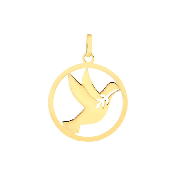 Pingente Espírito Santo com Ramo