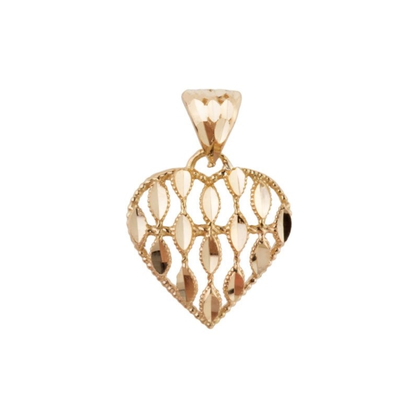 Pingente Coração Diamantado