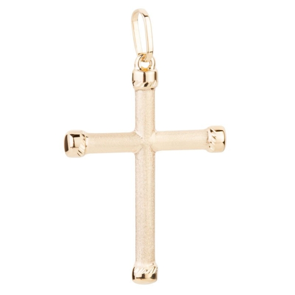 Pingente Cruz Amarela