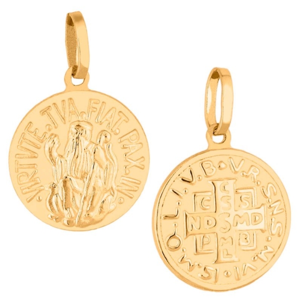 Pingente São Bento Duplo