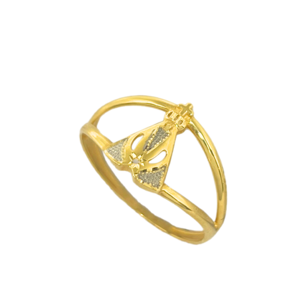 Anel Nossa Sra. Aparecida Bicolor