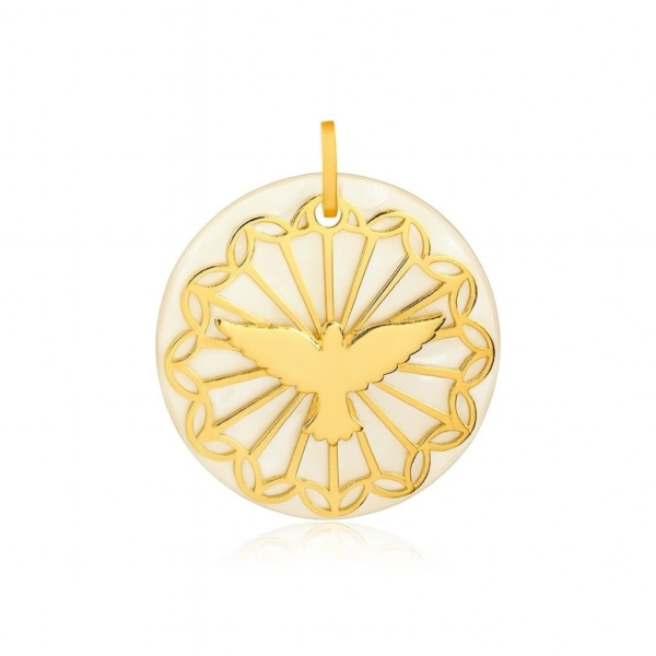 Pingente Espírito Santo com Madrepérola