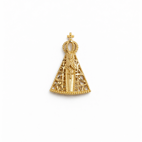 Pingente Nossa Senhora Aparecida Diamantada