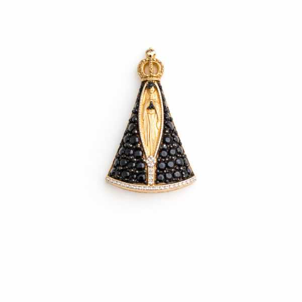Pingente Nossa Sra. Aparecida com Pedras