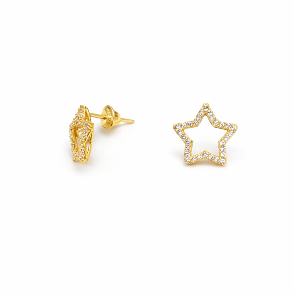 Brinco Estrela com Pedras